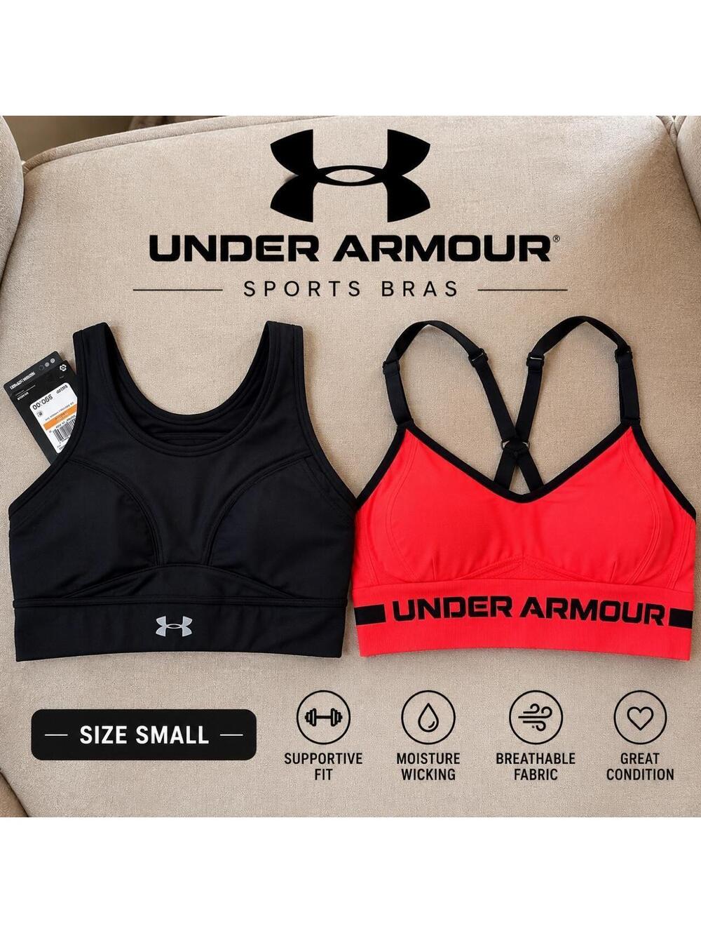 Under Armour Women’s Sports Bras – Size Small (S)
